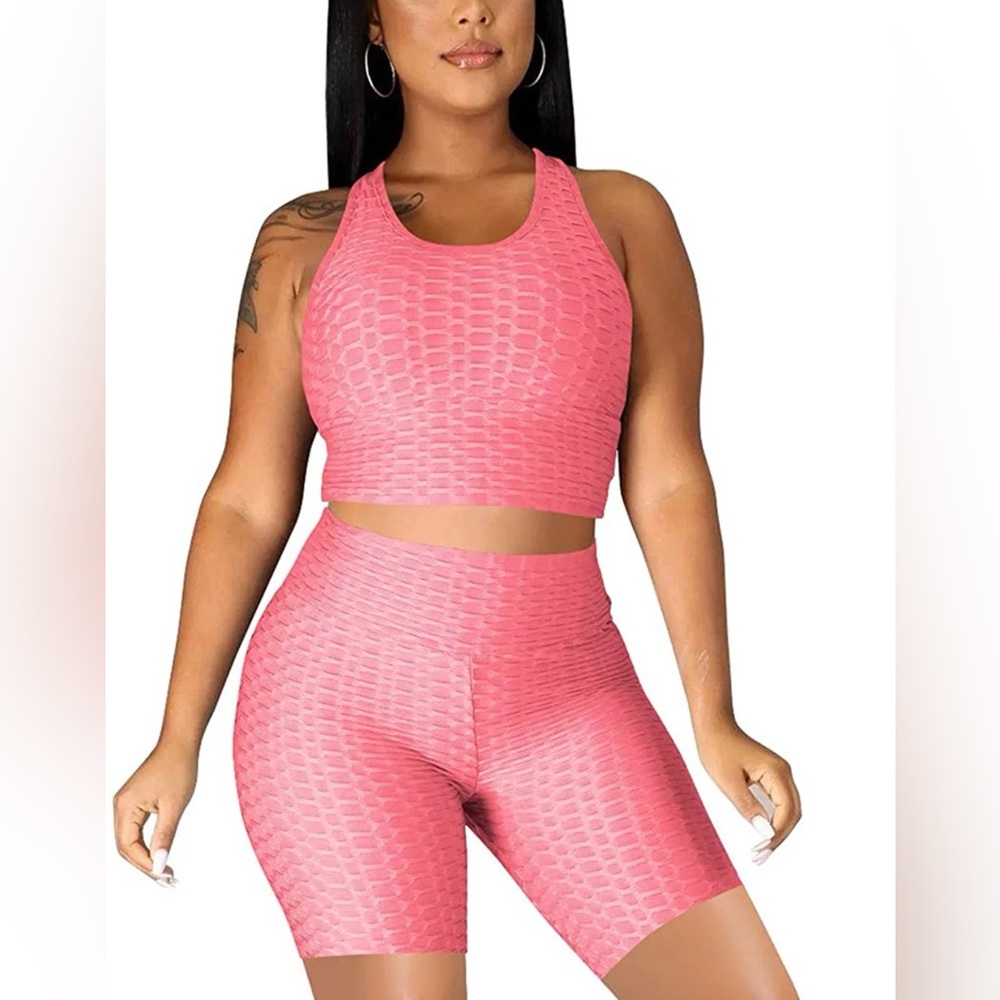Jolie & Joy cropped top workout set